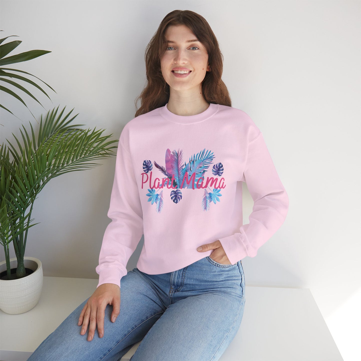 Plant Mama Crewneck Sweatshirt — Floral Mom Gift