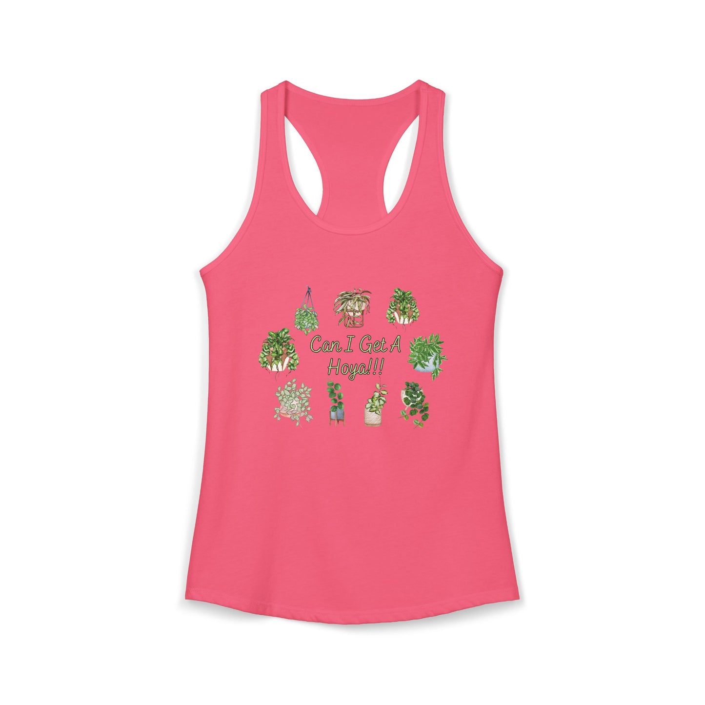 Can I Get A Hoya - Women's Ideal Racerback Tank
