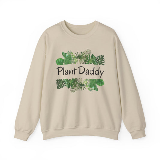 Plant Daddy Crewneck Sweatshirt — Botanical Graphic Sweatshirt for Plant Lovers
