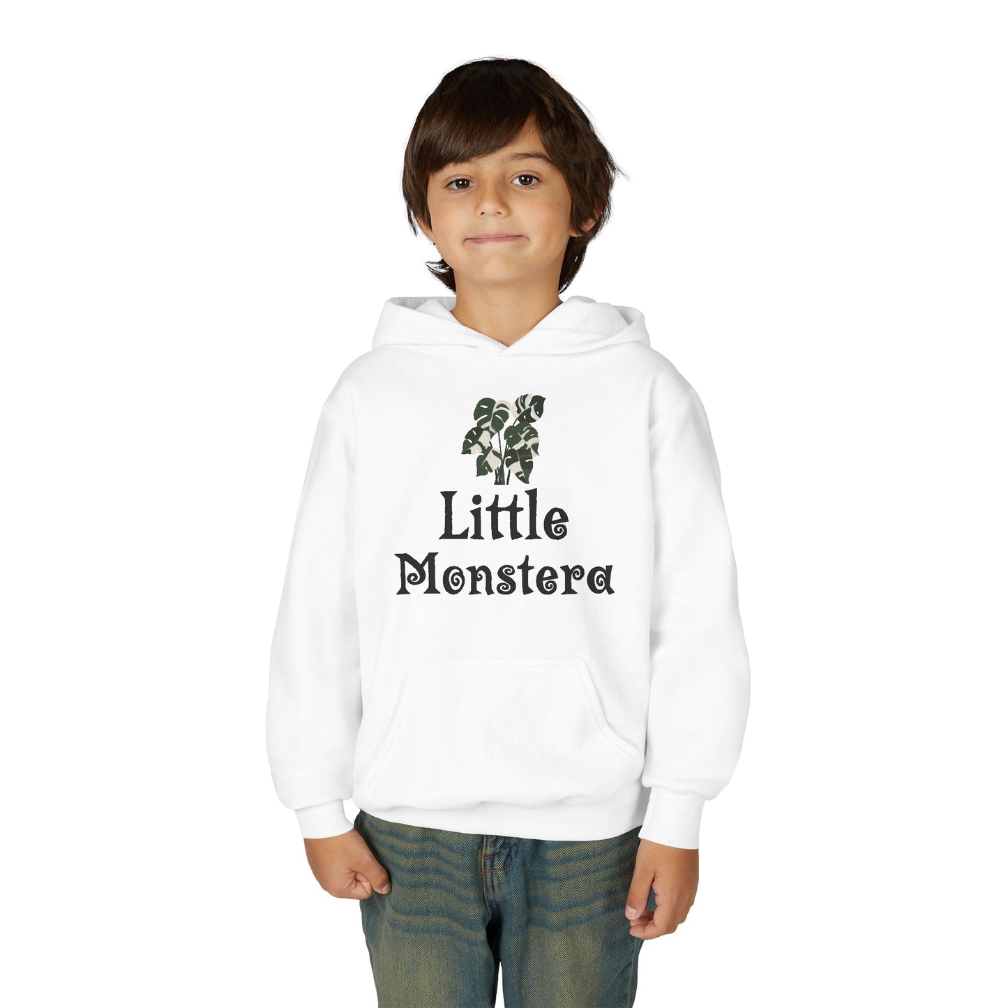 Little Monstera Youth Hoodie