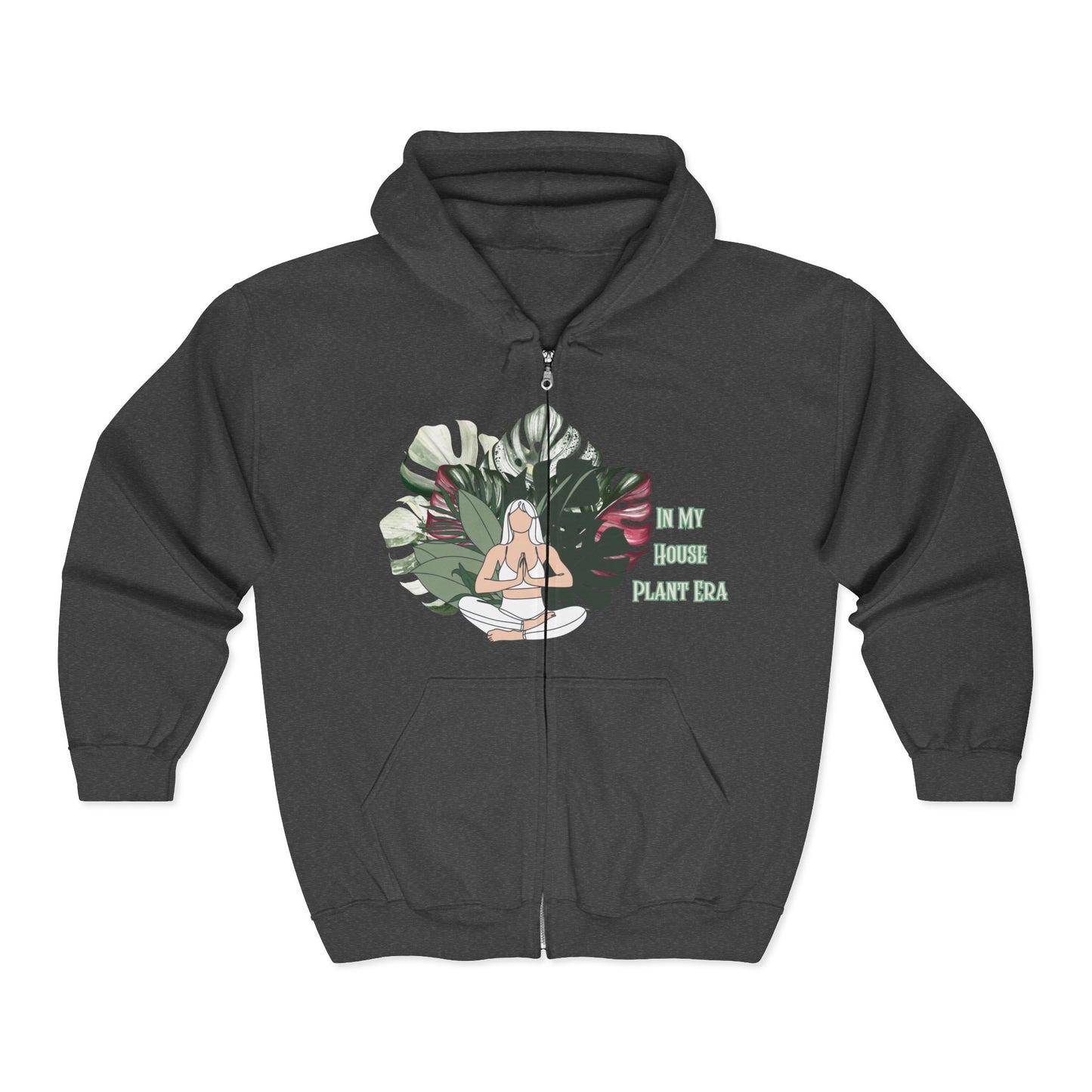 “In My House Plant Era”  Zip-Up Hoodie