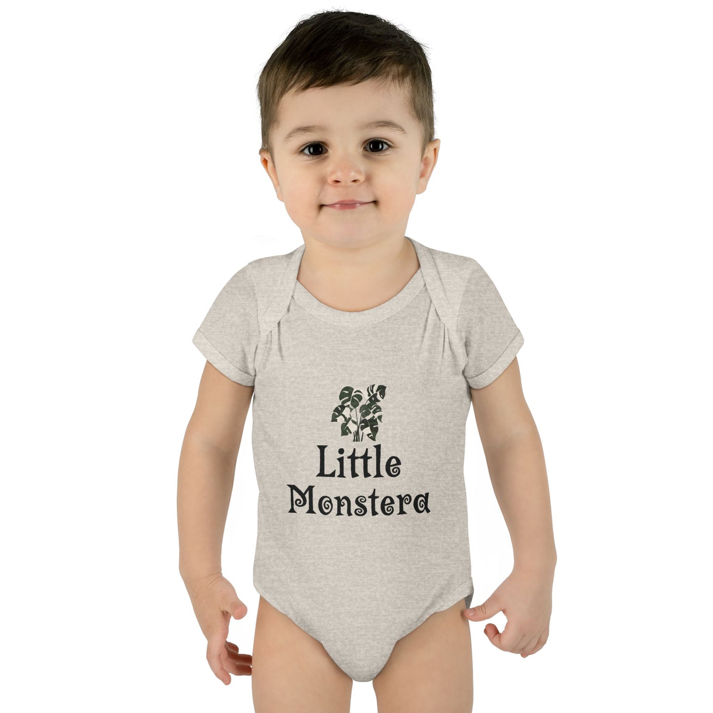 Little Monstera Baby Bodysuit — Infant Onesie