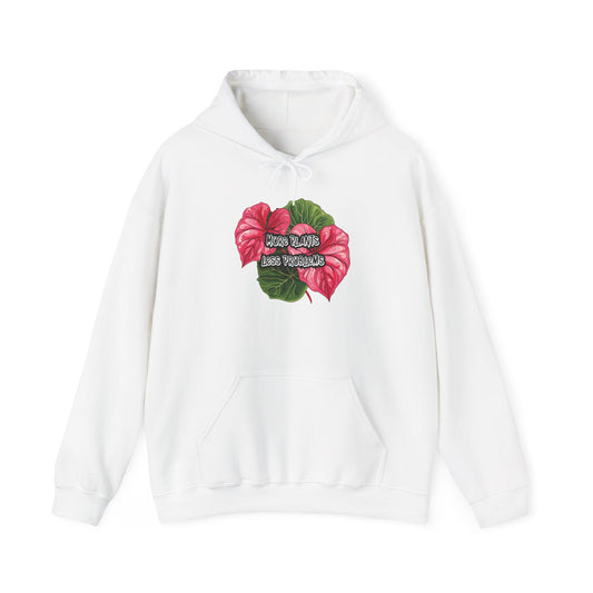More Plants Less Problems — Floral Graphic Sweatshirt
