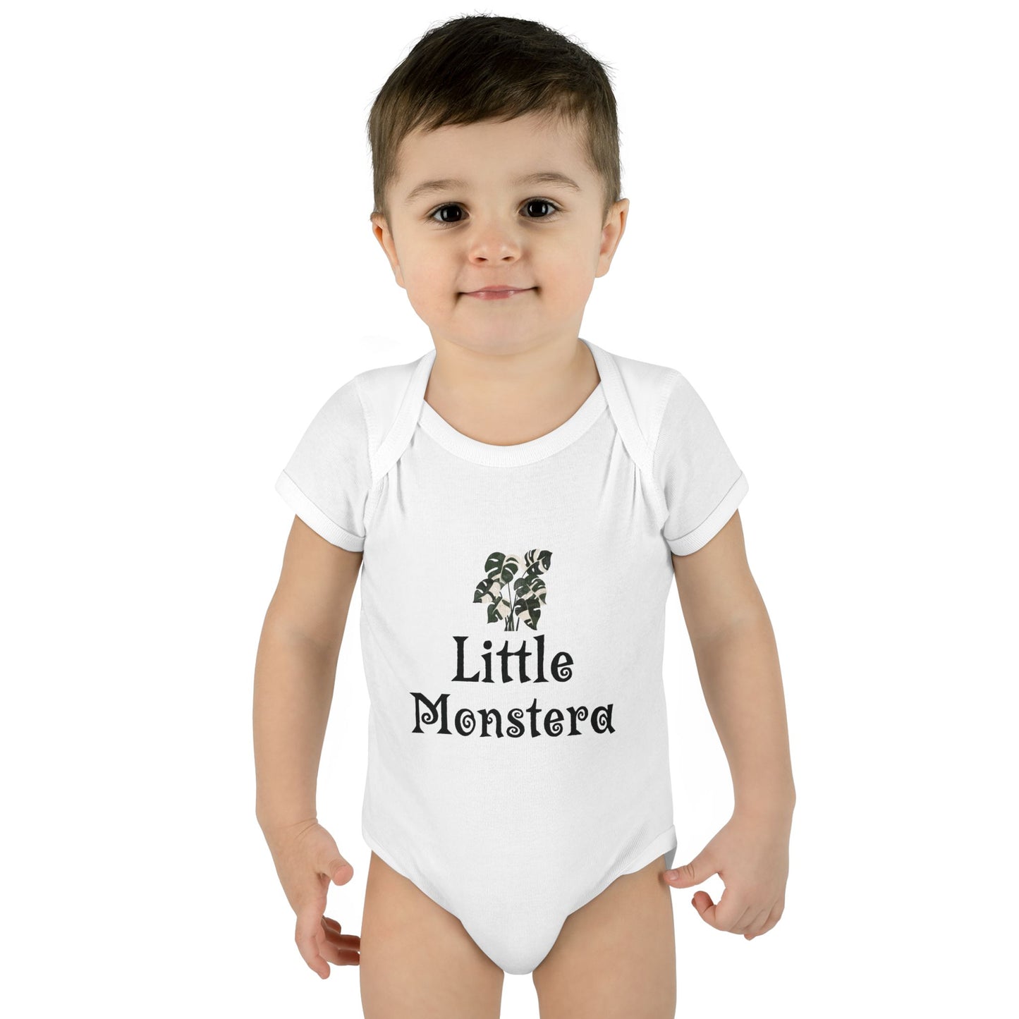 Little Monstera Baby Bodysuit — Infant Onesie