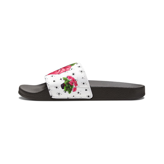 Floral 'Nothing But Good Vibes' Women's Slide Sandals