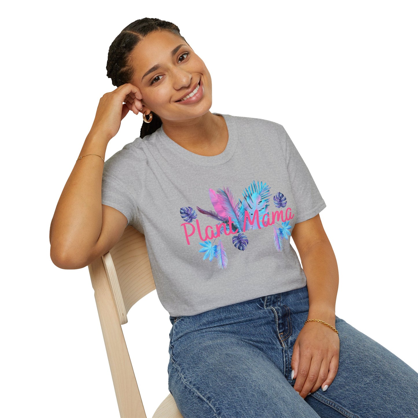 Plant Mama T-Shirt — Plant Tee for Plant Lovers-Unisex Soft Style T-Shirt