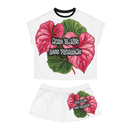 More Plants Less Problems, Women's Tropical Pajama Set - More Plants, Less Problems | Cozy Sleepwear for Garden Lovers | Relaxing Nights, Summer Vibes, Gifts, [...]