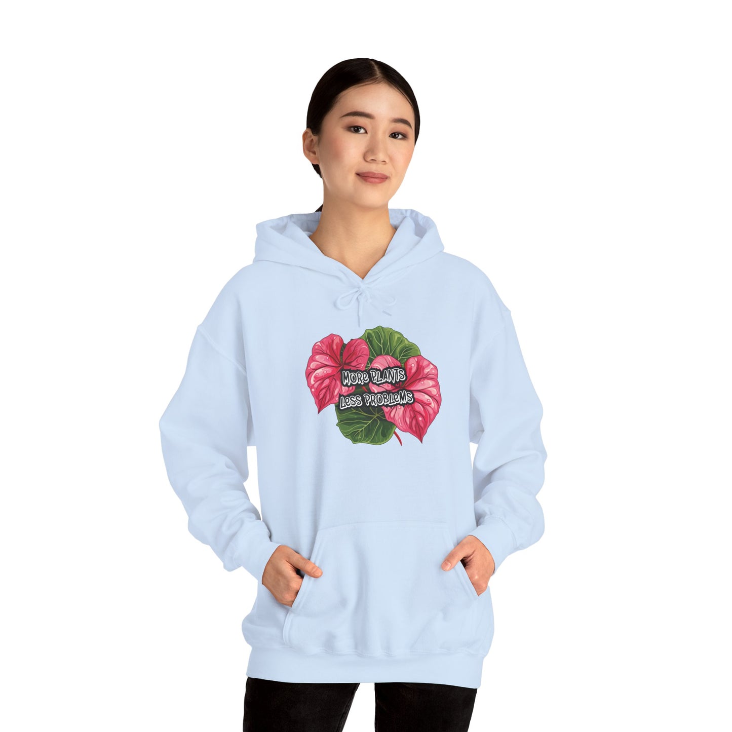 More Plants Less Problems — Floral Graphic Sweatshirt