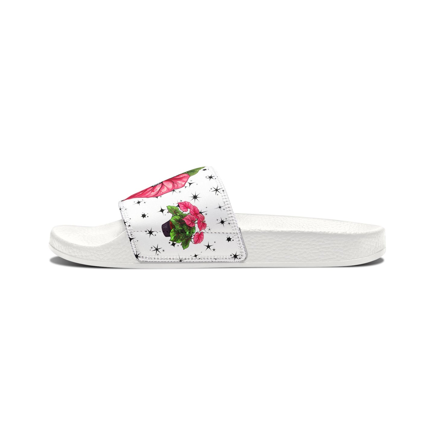 Floral 'Nothing But Good Vibes' Women's Slide Sandals