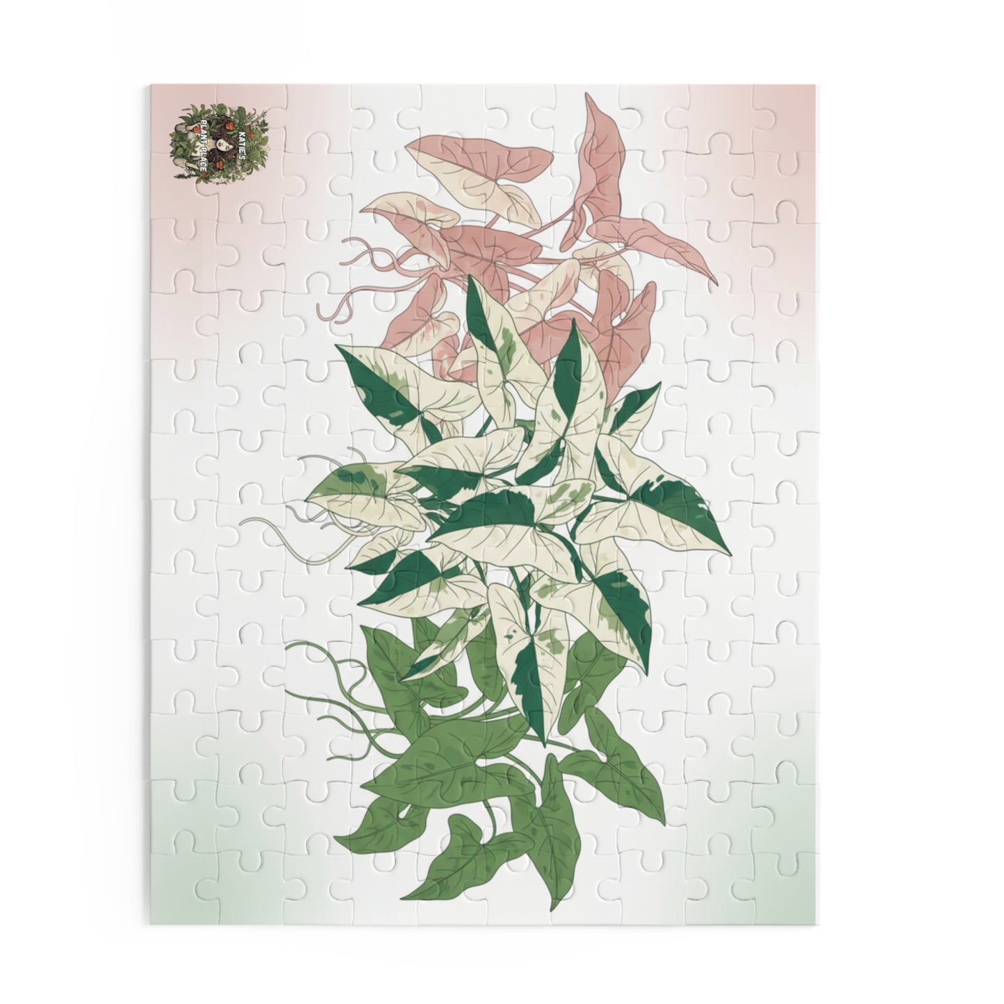 Syngonium Jigsaw Puzzle – 120/252/500-Piece Botanical Puzzle