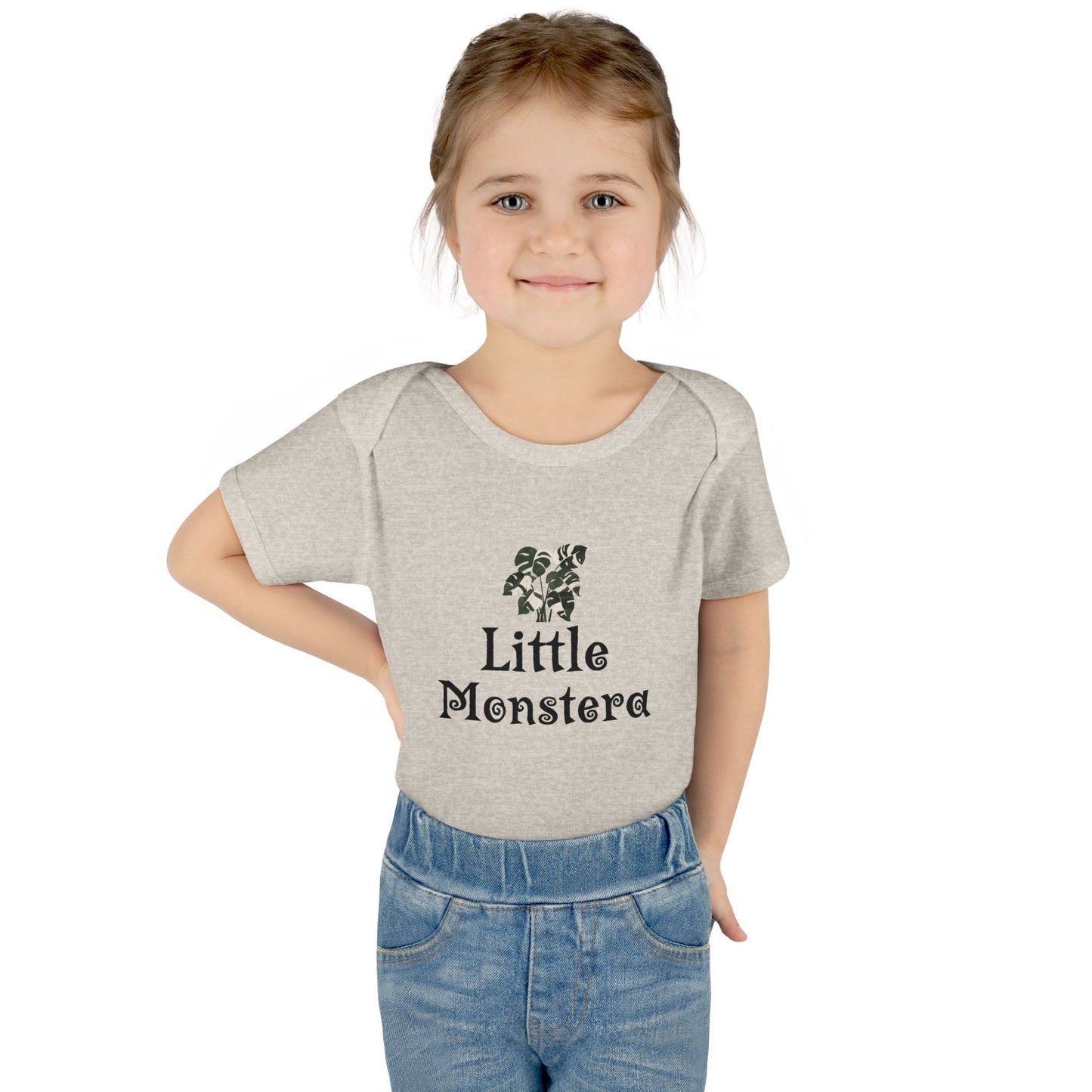 Little Monstera Baby Bodysuit — Infant Onesie