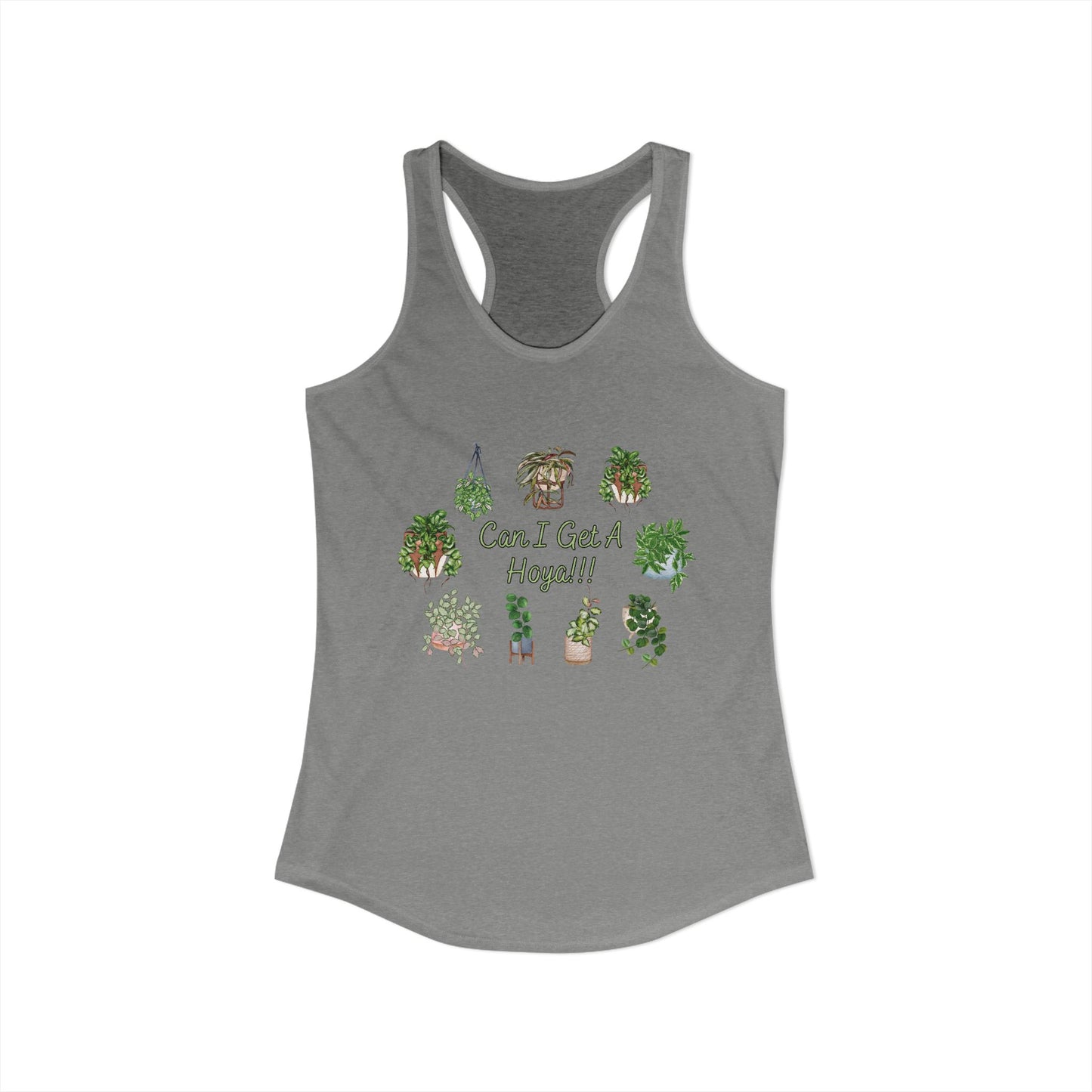 Can I Get A Hoya - Women's Ideal Racerback Tank