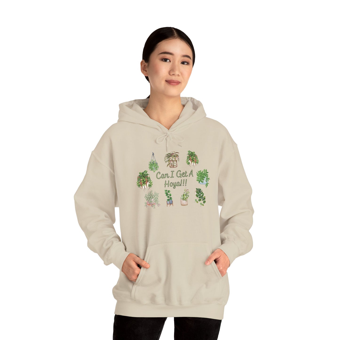 "Can I Get A Hoya!!!" - Plant Lover Hoodie —  Cute Sweatshirt Hoodie