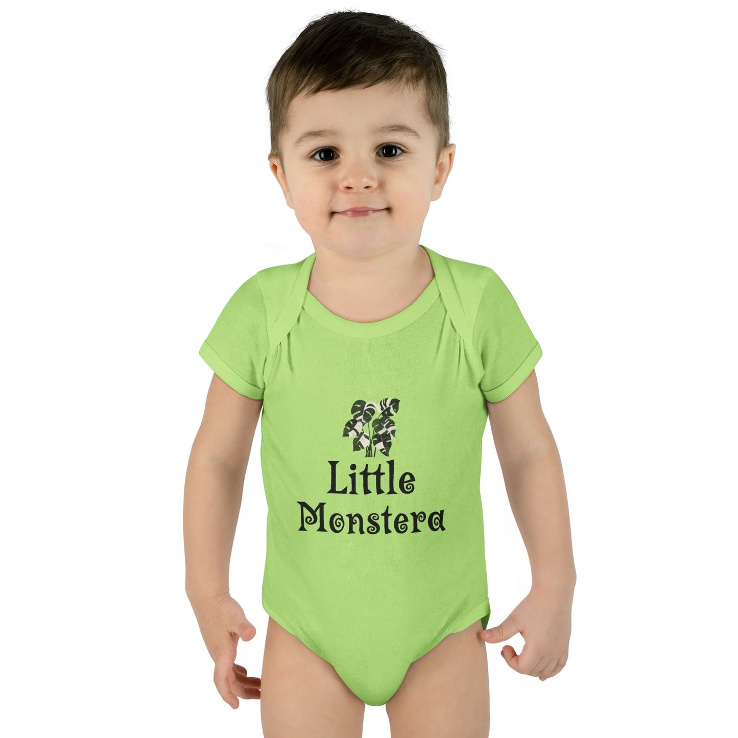 Little Monstera Baby Bodysuit — Infant Onesie