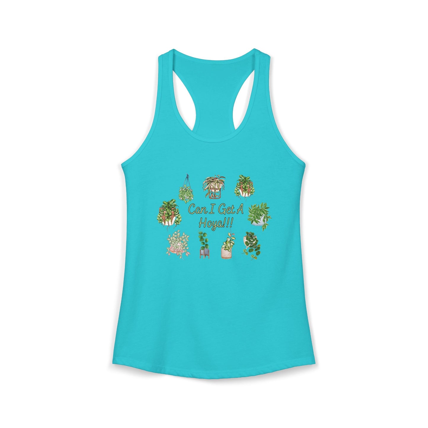 Can I Get A Hoya - Women's Ideal Racerback Tank