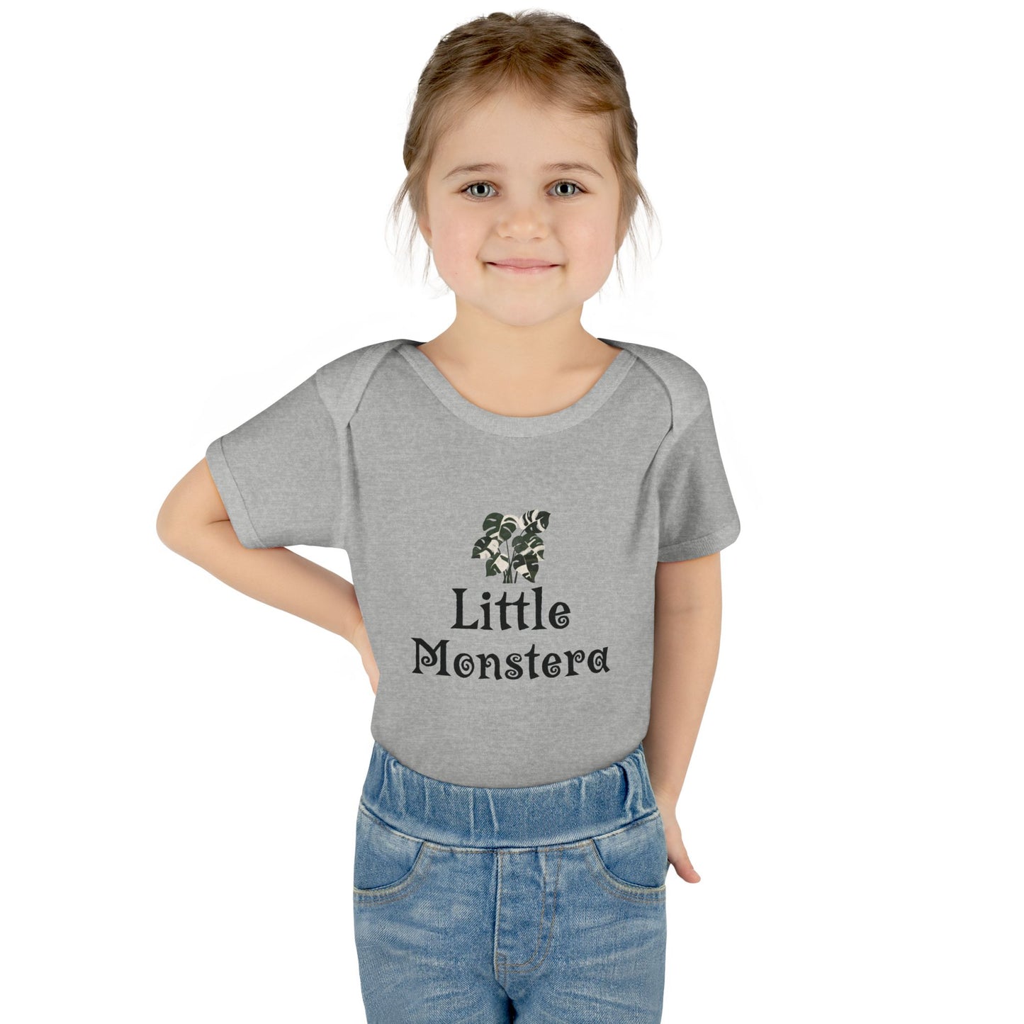 Little Monstera Baby Bodysuit — Infant Onesie