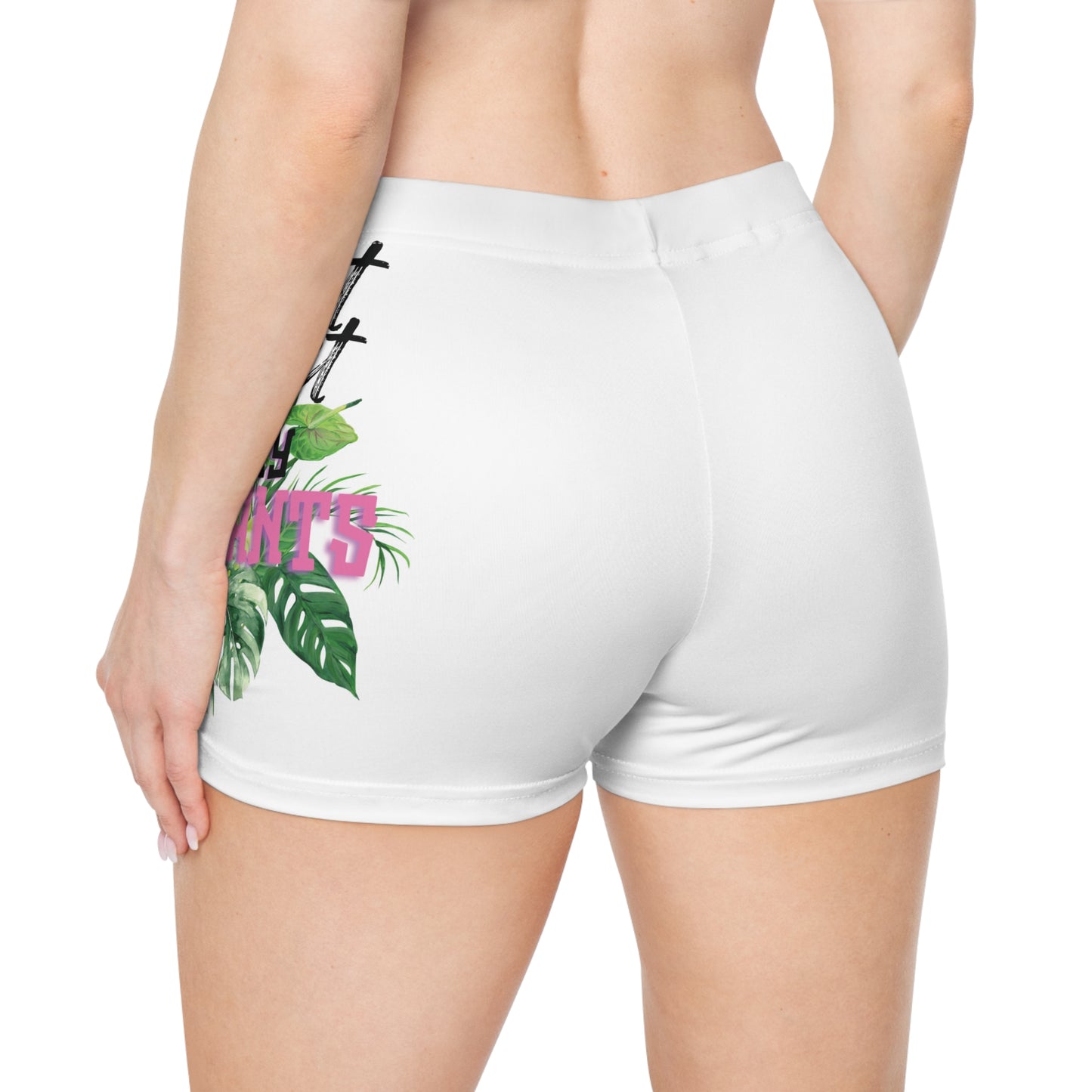 "I Just Wet My Plants" Summer Yoga Shorts