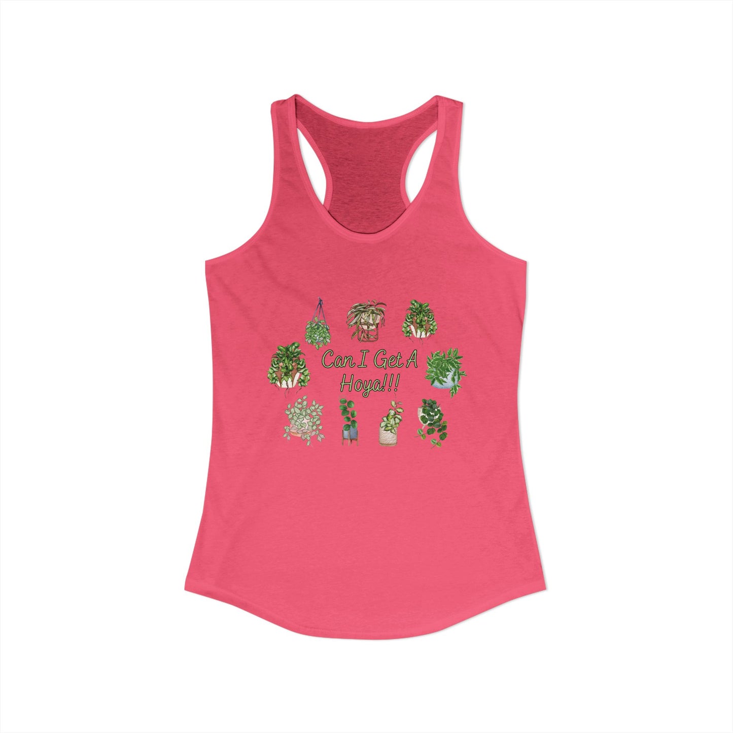 Can I Get A Hoya - Women's Ideal Racerback Tank