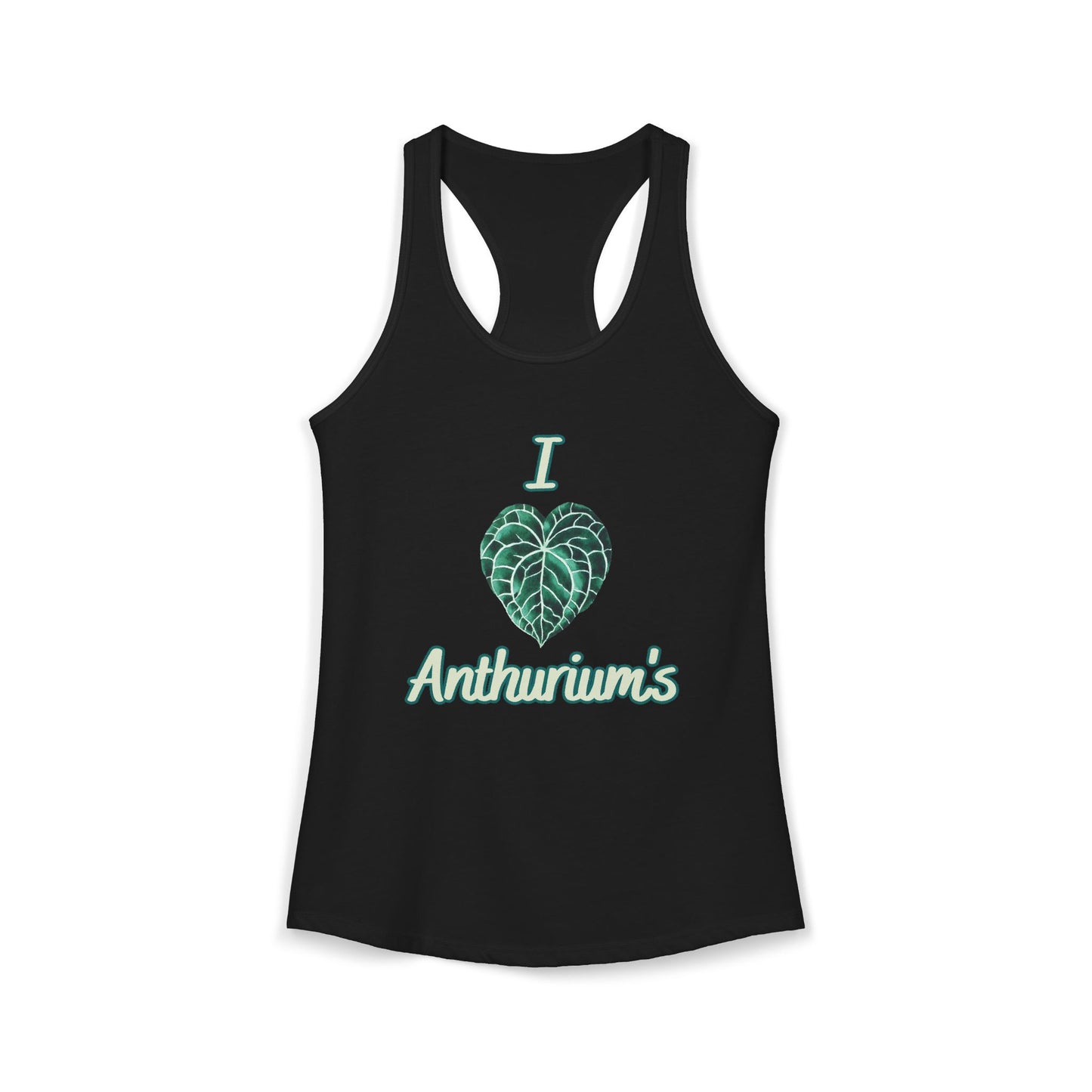 I Love Anthurium's - Women's Ideal Racerback Tank