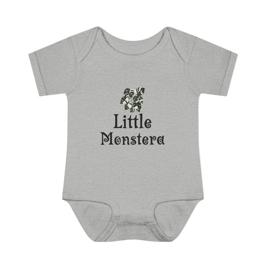 Little Monstera Baby Bodysuit — Infant Onesie