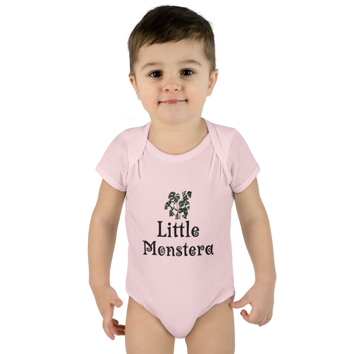 Little Monstera Baby Bodysuit — Infant Onesie