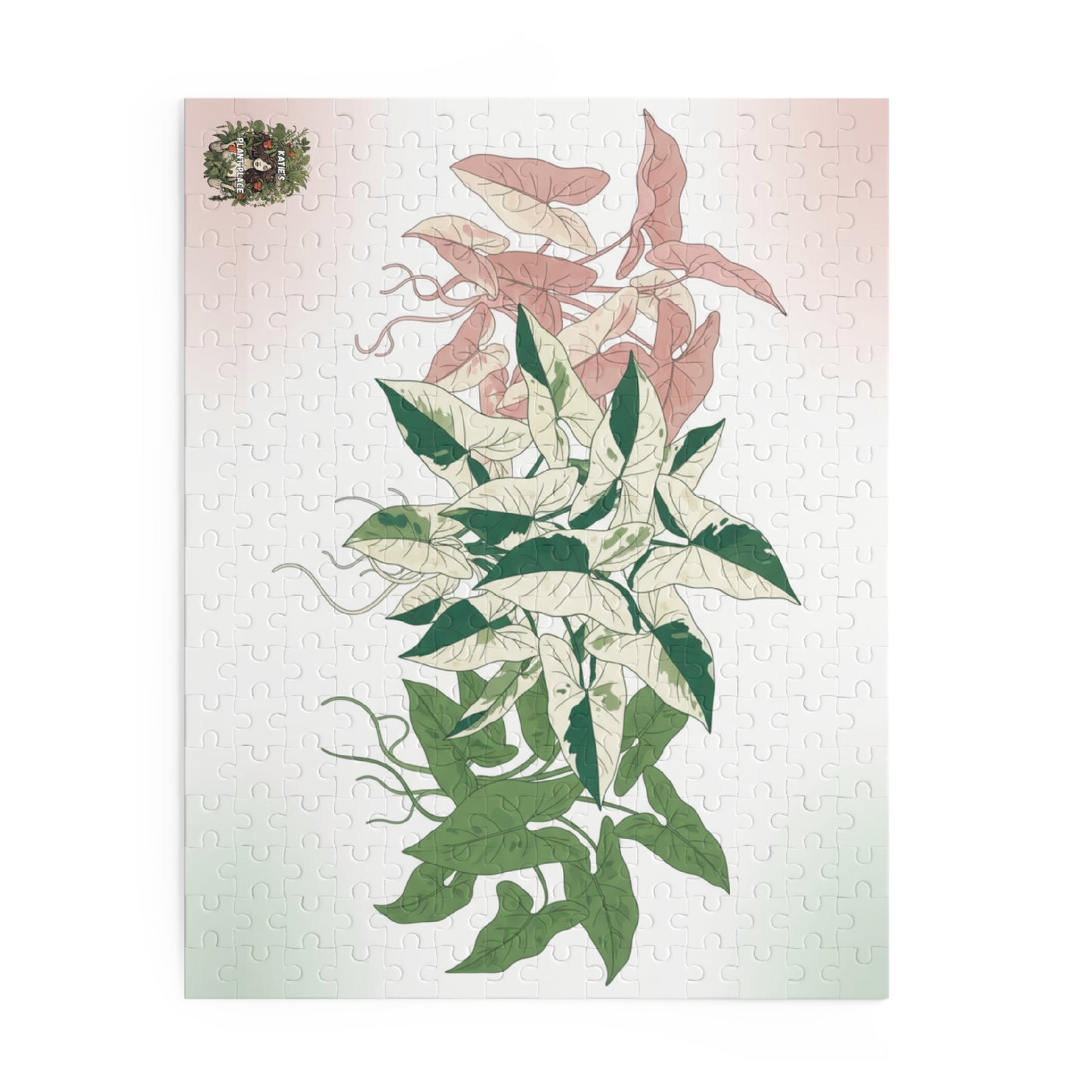 Syngonium Jigsaw Puzzle – 120/252/500-Piece Botanical Puzzle