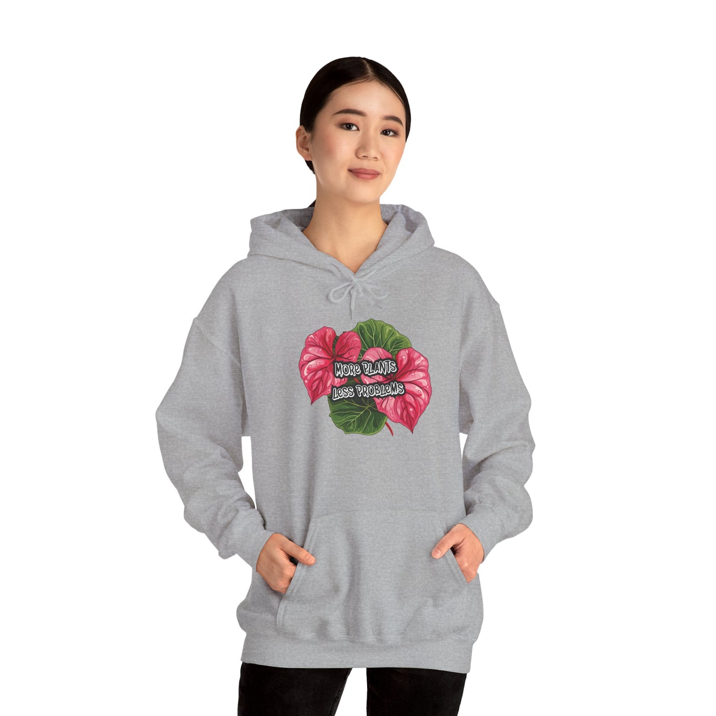 More Plants Less Problems — Floral Graphic Sweatshirt