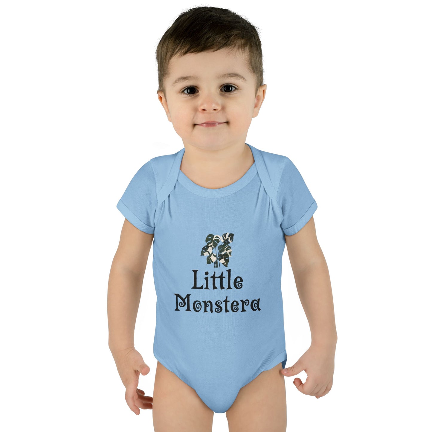 Little Monstera Baby Bodysuit — Infant Onesie