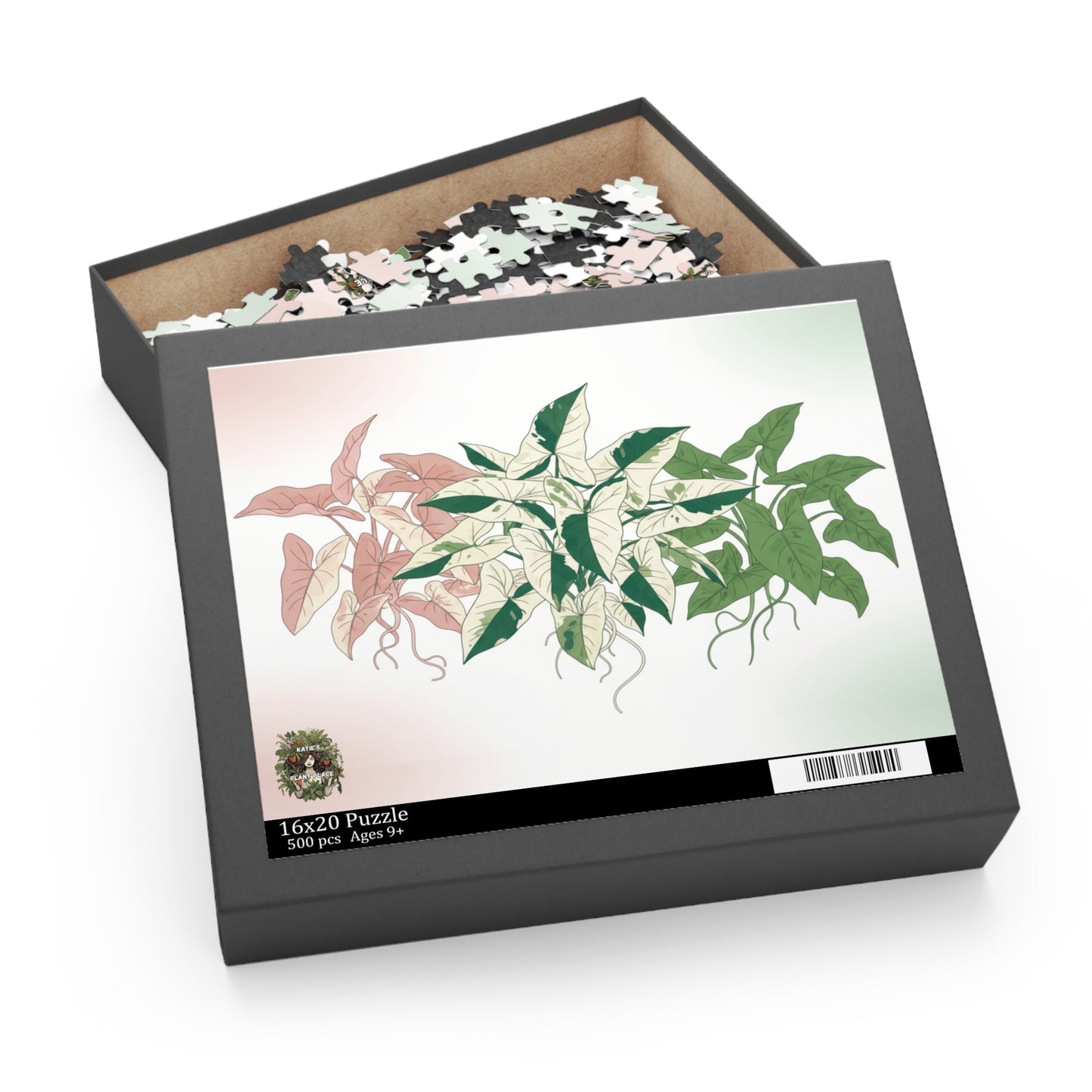 Syngonium Jigsaw Puzzle – 120/252/500-Piece Botanical Puzzle