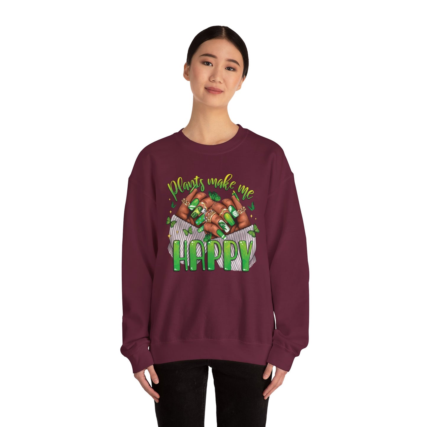 Plants Make Me Happy Sweatshirt