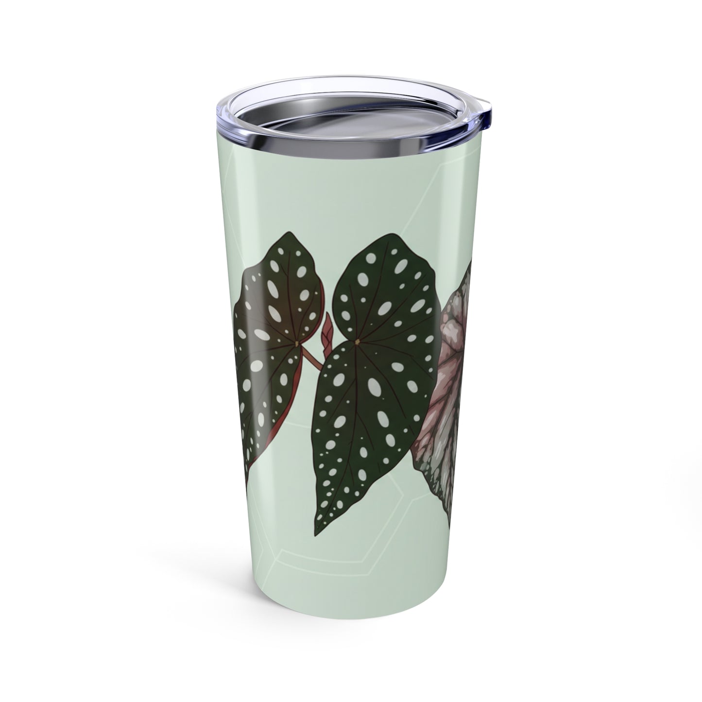 20oz Botanical Begonia Tumbler — Begonia Travel Cup