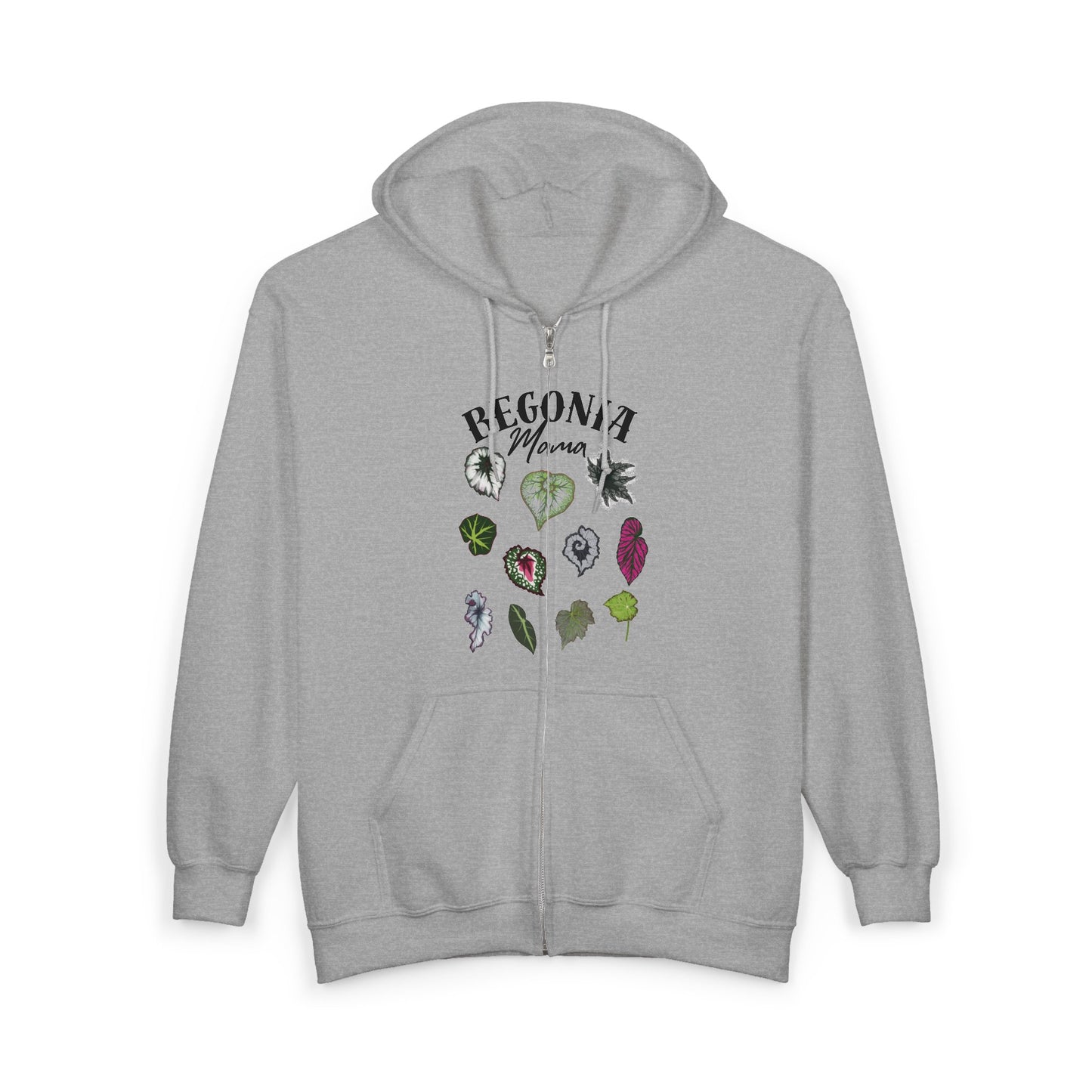 Begonia Mama Zip-Up Hoodie