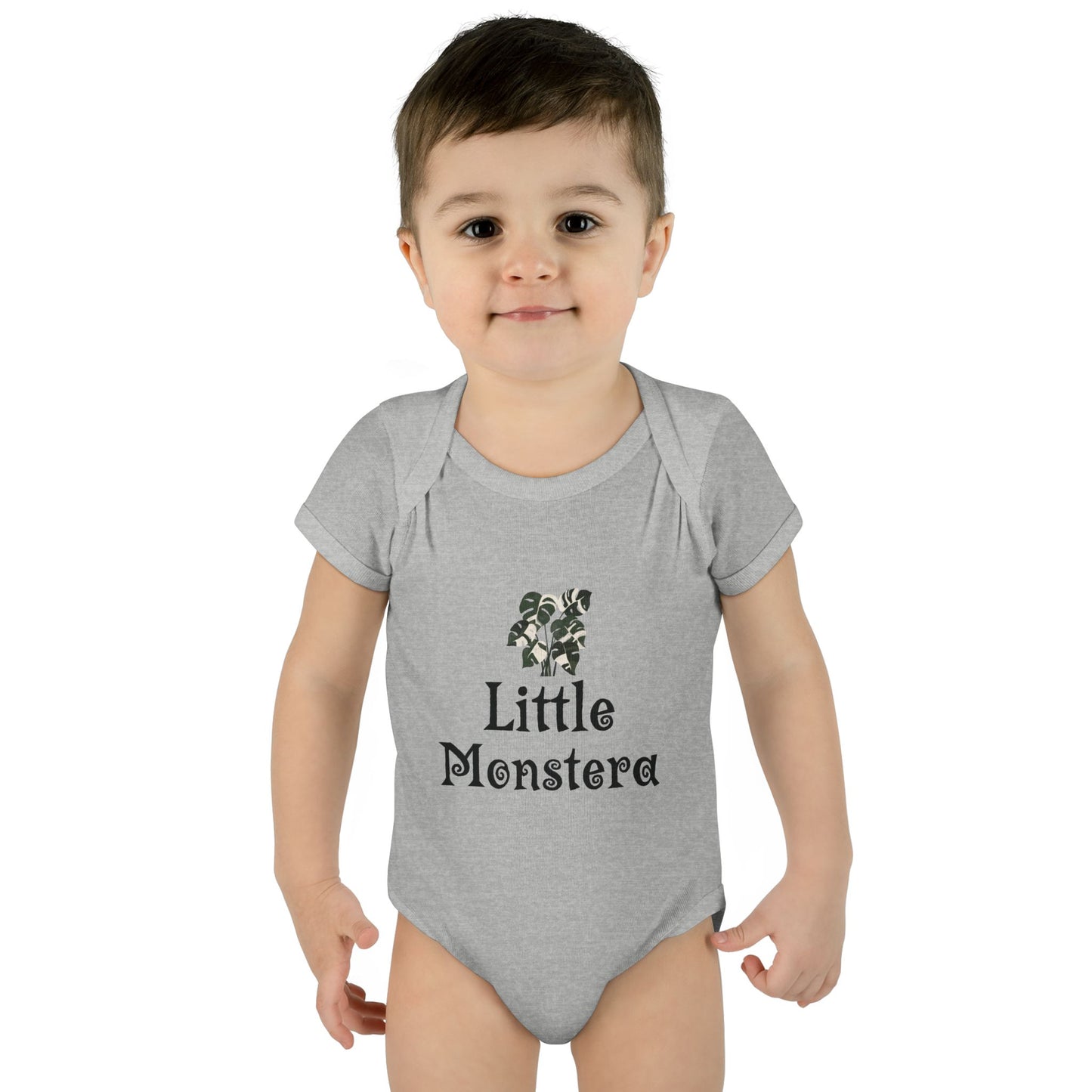 Little Monstera Baby Bodysuit — Infant Onesie