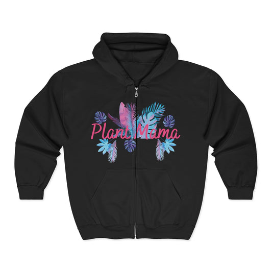 Plant Mama Zip Hoodie –Plant Mama Full-Zip Sweatshirt