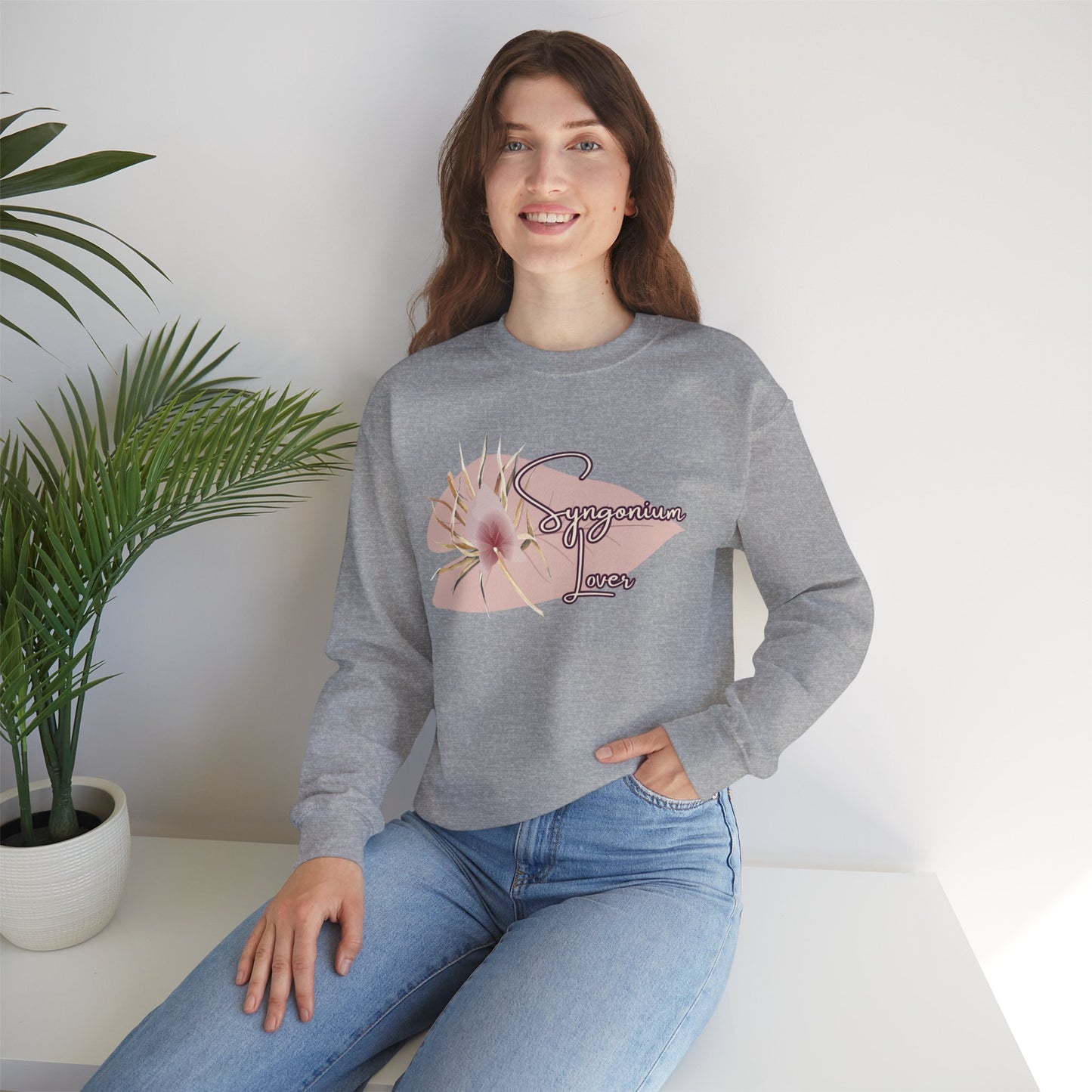 Syngonium Lover Sweatshirt — Plant Lover Crewneck