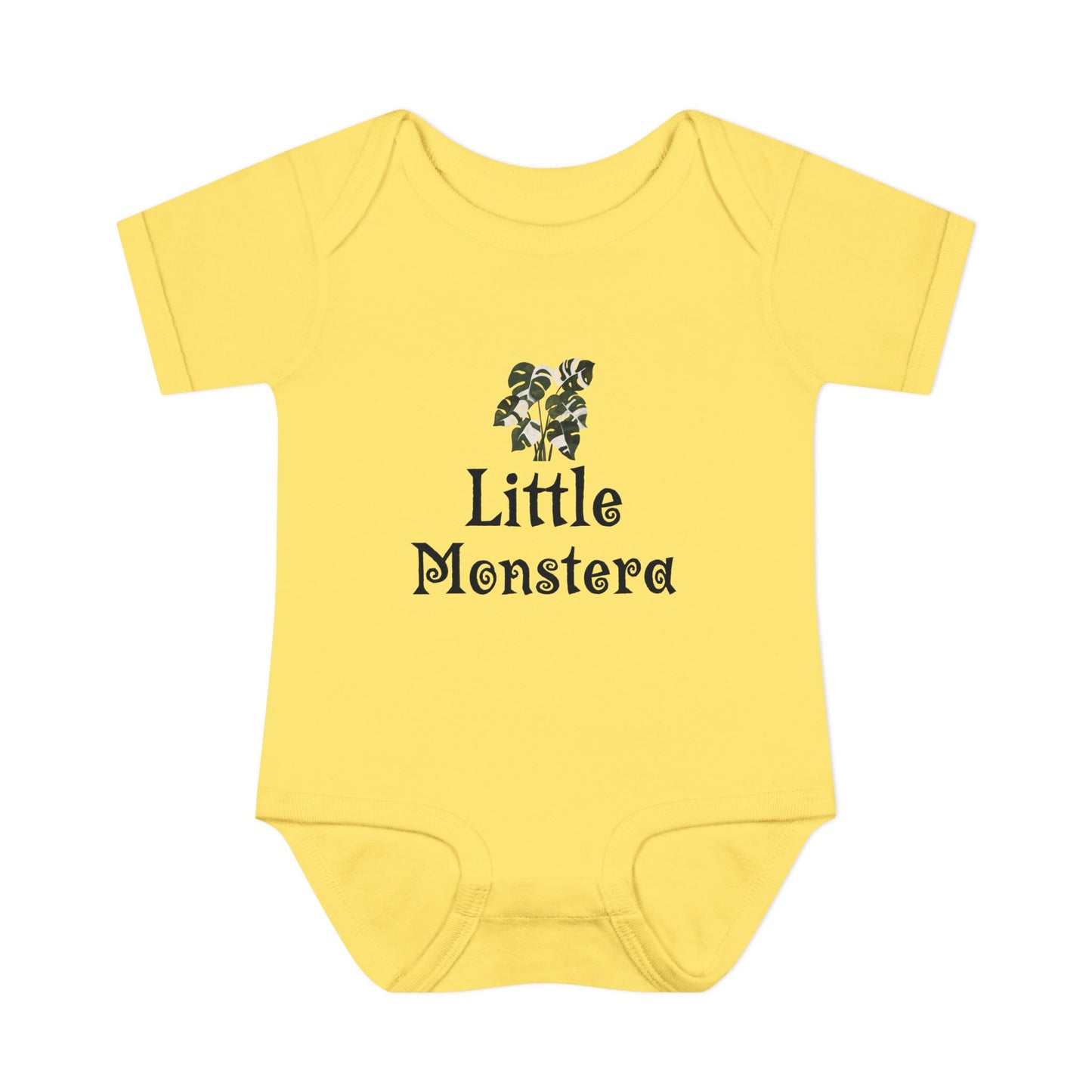 Little Monstera Baby Bodysuit — Infant Onesie