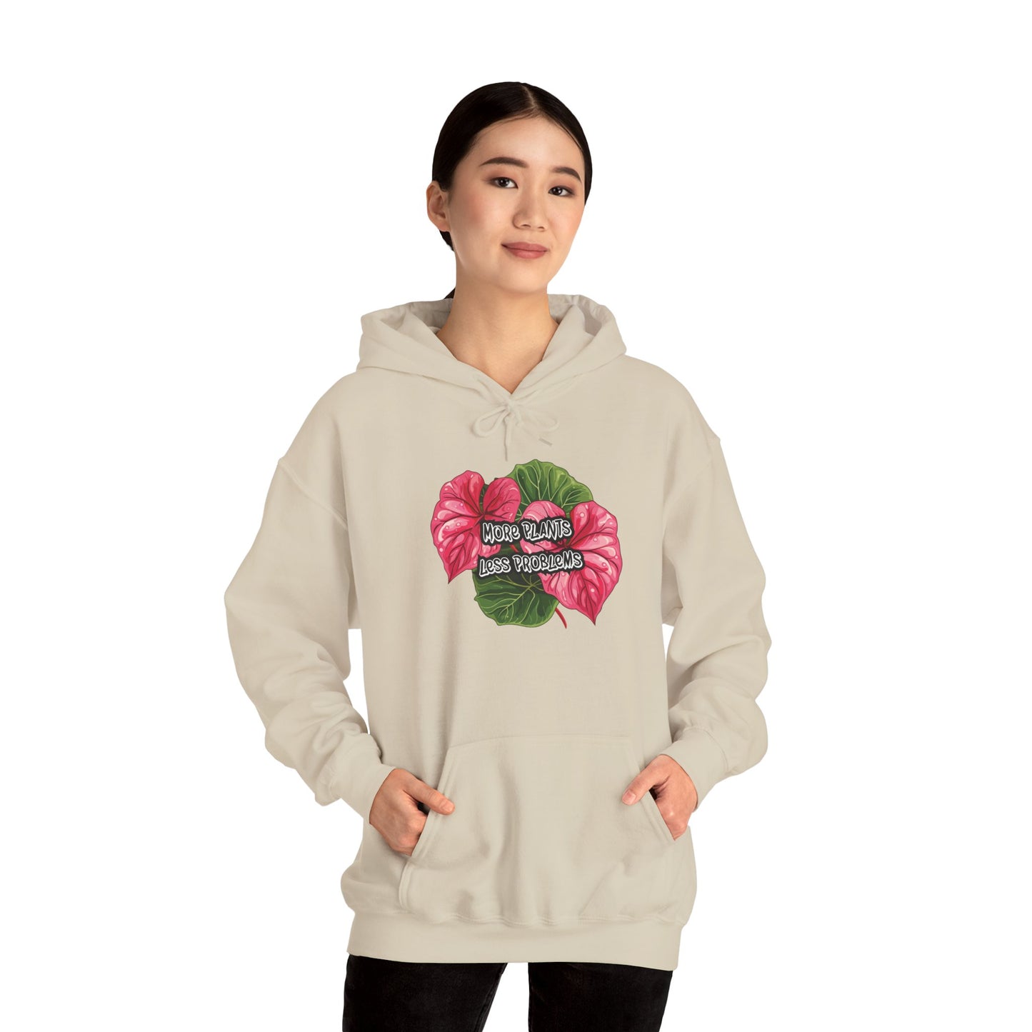 More Plants Less Problems — Floral Graphic Sweatshirt