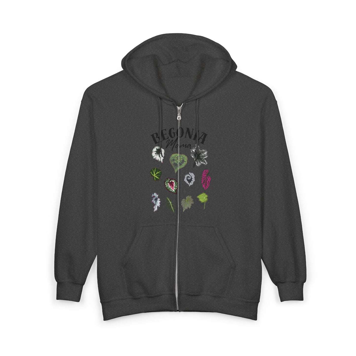 Begonia Mama Zip-Up Hoodie