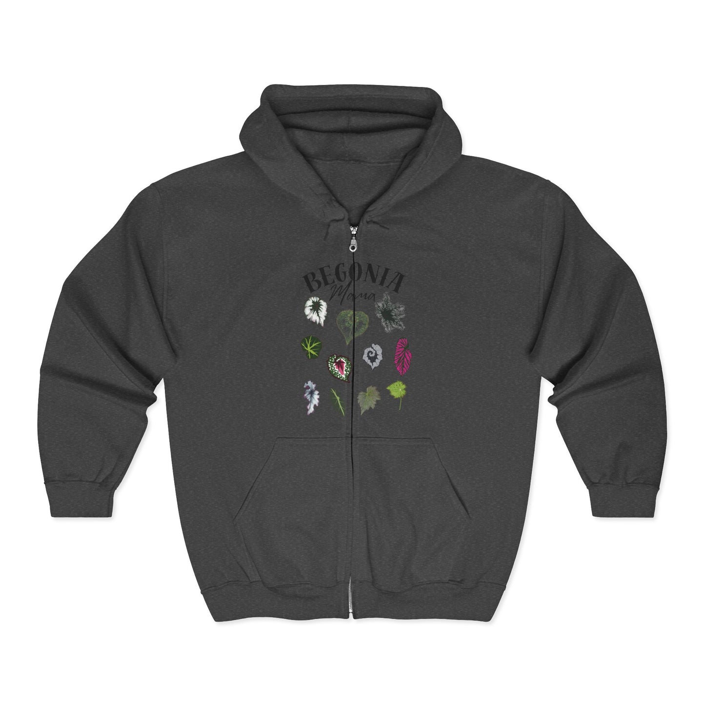 Begonia Mama Zip-Up Hoodie