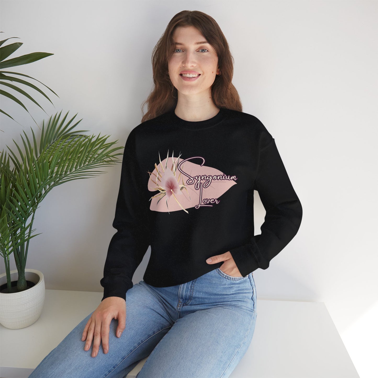 Syngonium Lover Sweatshirt — Plant Lover Crewneck