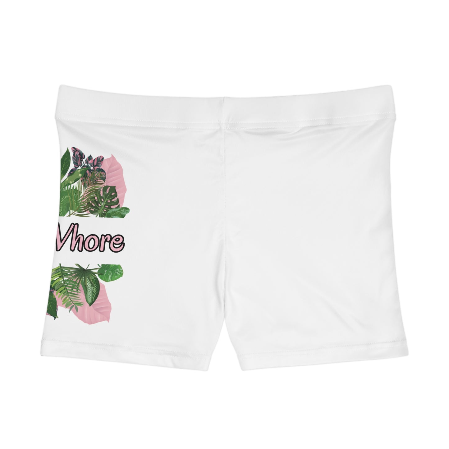 Plant Whore Women’s Shorts — Botanical Print Yoga Shorts