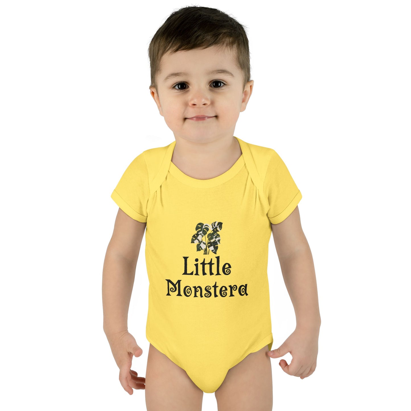 Little Monstera Baby Bodysuit — Infant Onesie