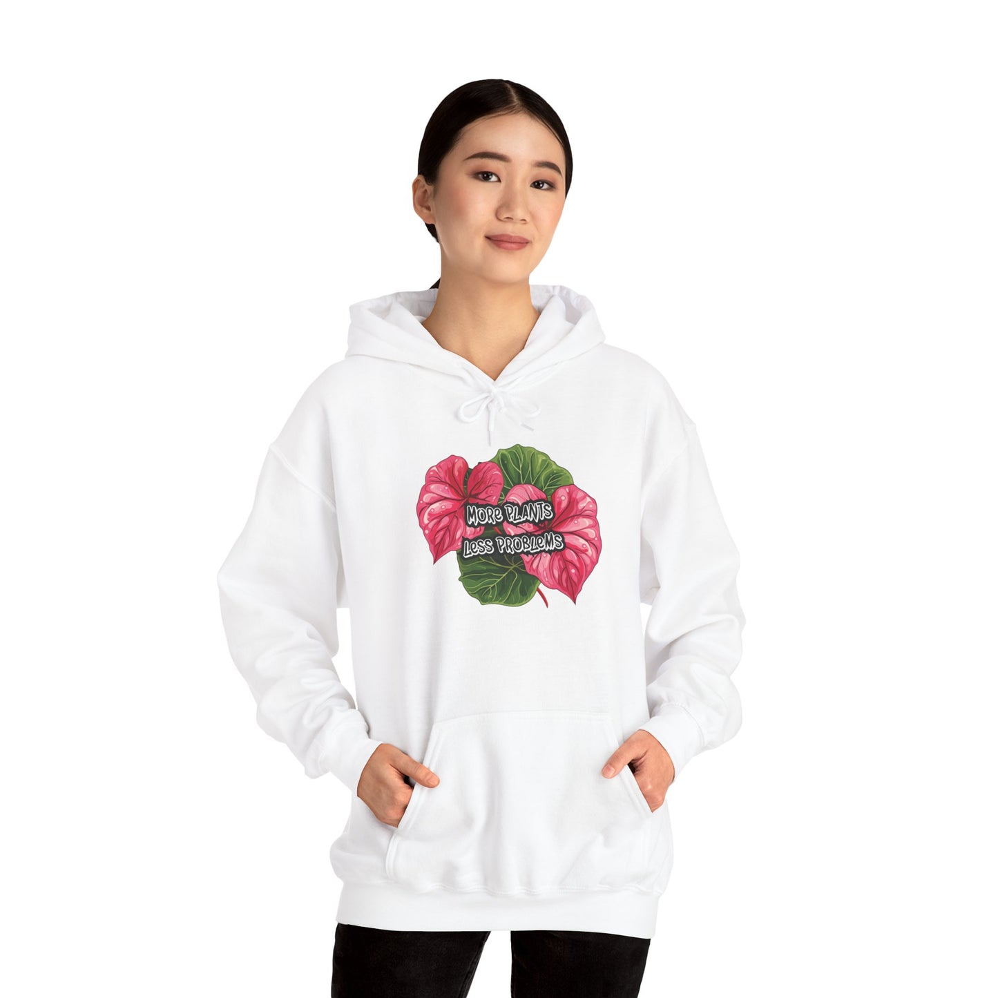 More Plants Less Problems — Floral Graphic Sweatshirt