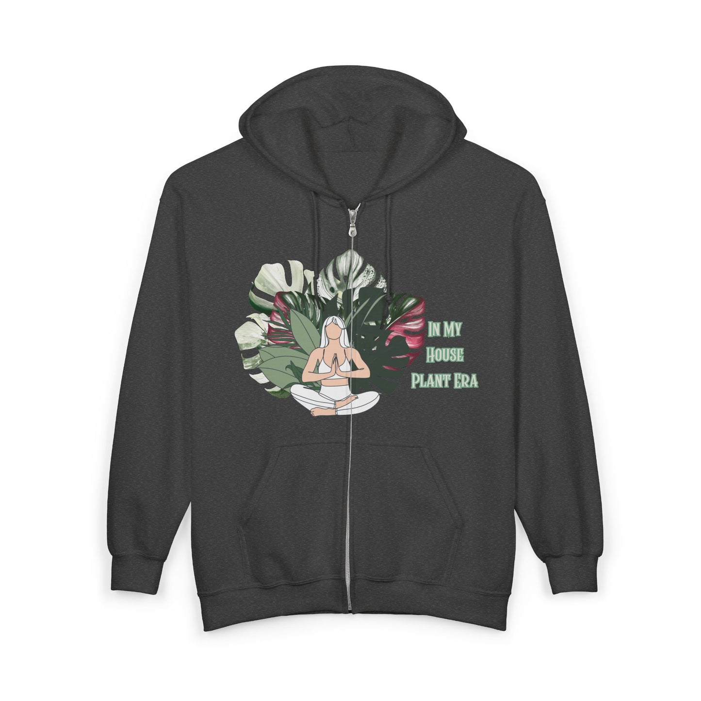 “In My House Plant Era”  Zip-Up Hoodie