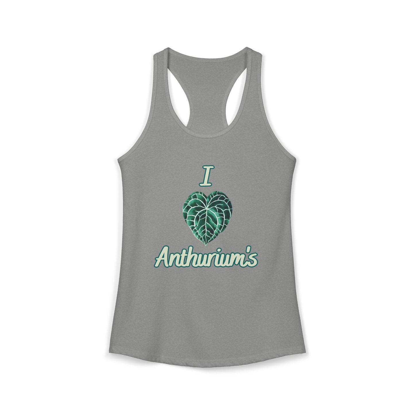 I Love Anthurium's - Women's Ideal Racerback Tank
