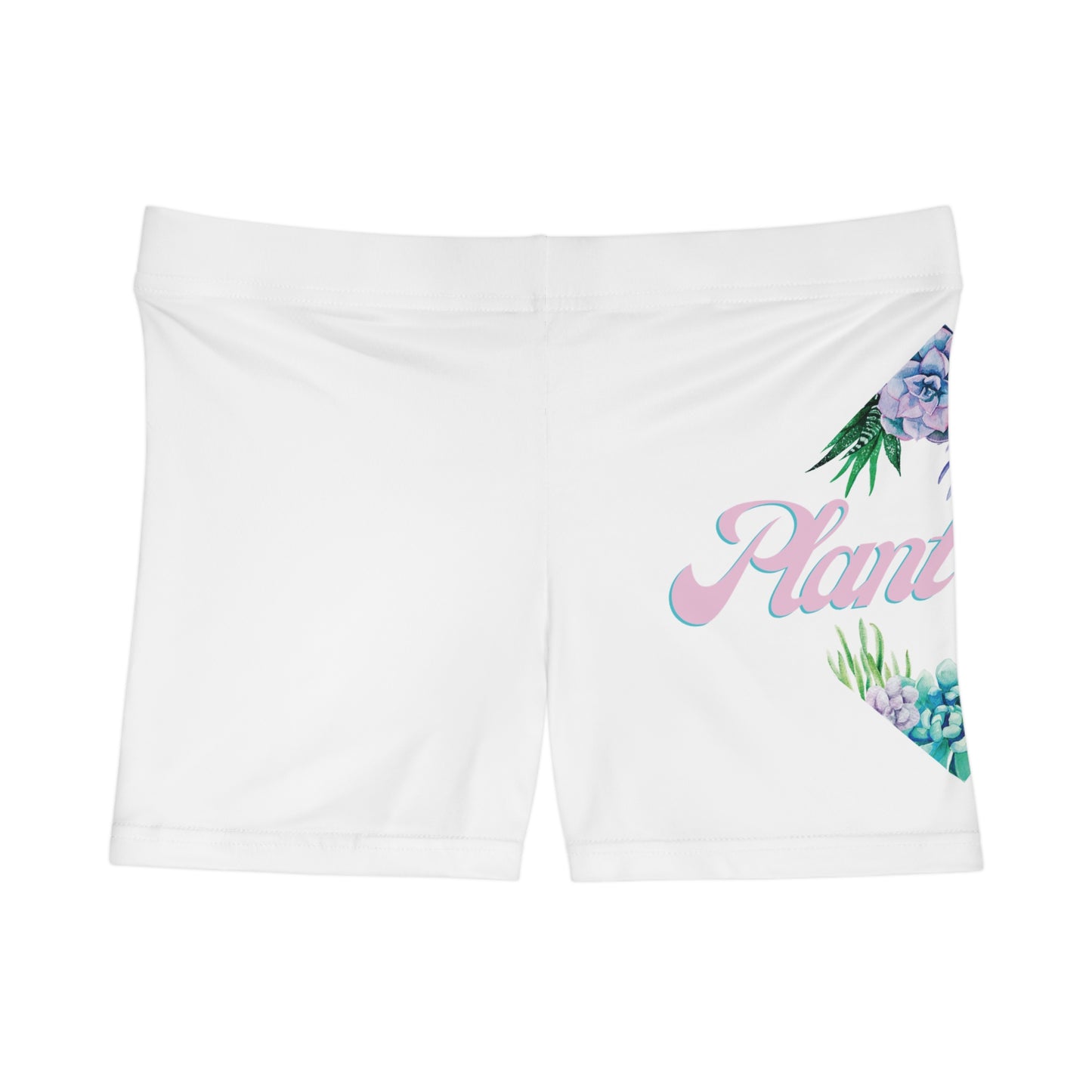 Plant Diva Shorts — Women's Athletic Floral Print