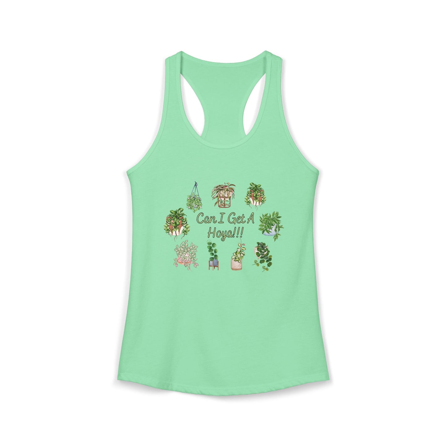 Can I Get A Hoya - Women's Ideal Racerback Tank