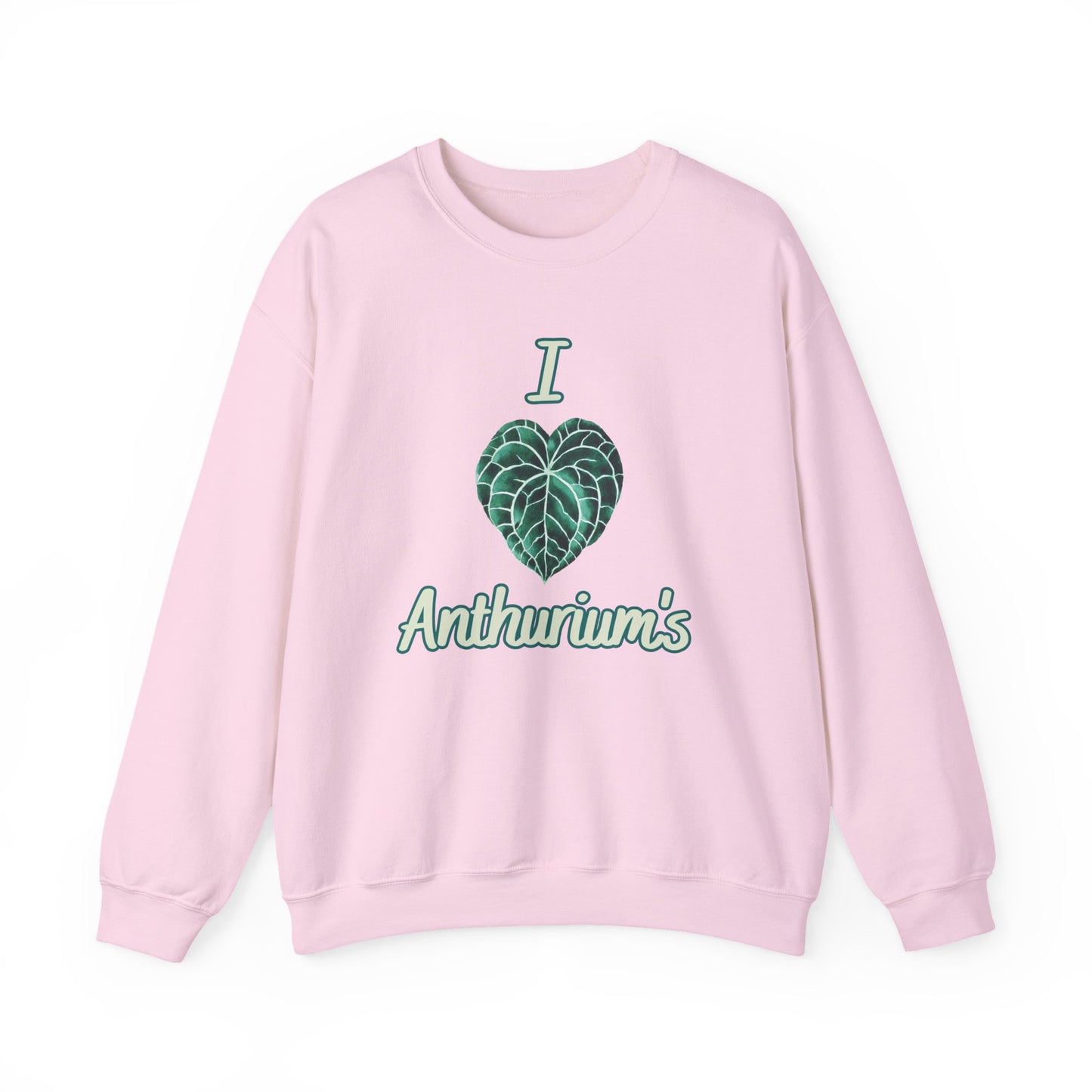 I Love Anthuriums Sweatshirt — Plant Lover Crewneck