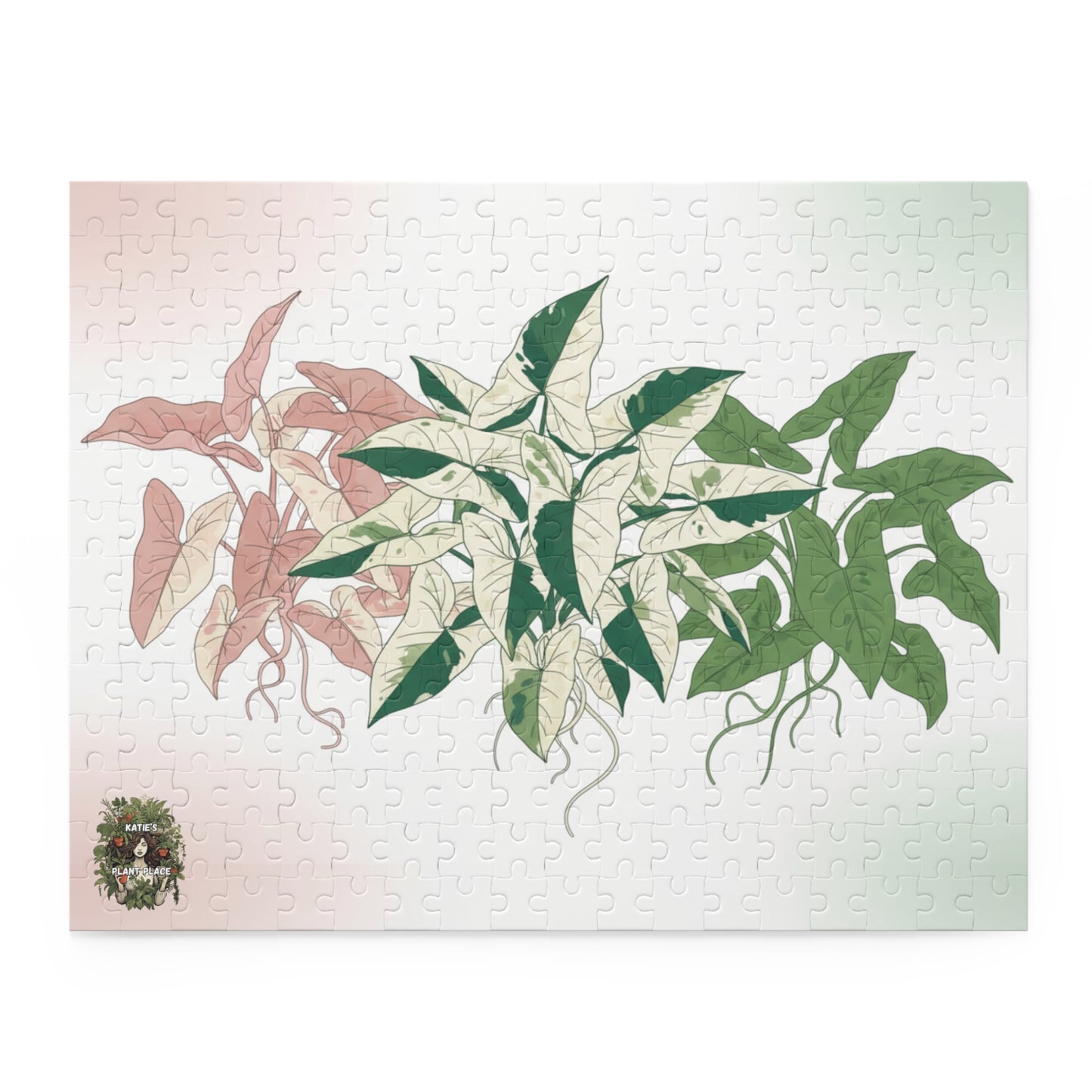 Syngonium Jigsaw Puzzle – 120/252/500-Piece Botanical Puzzle