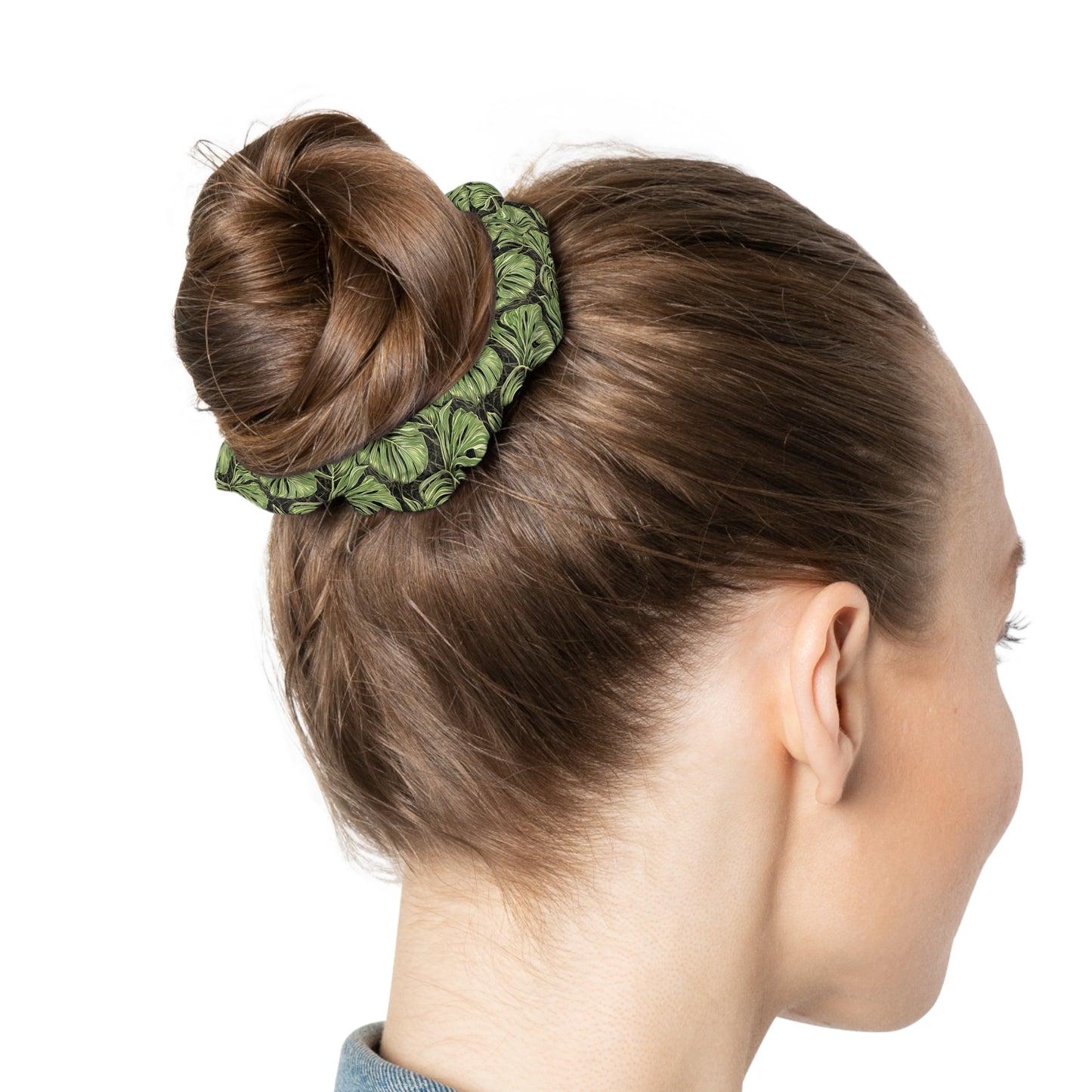 Monstera Scrunchie — Monstera Hair Accessory